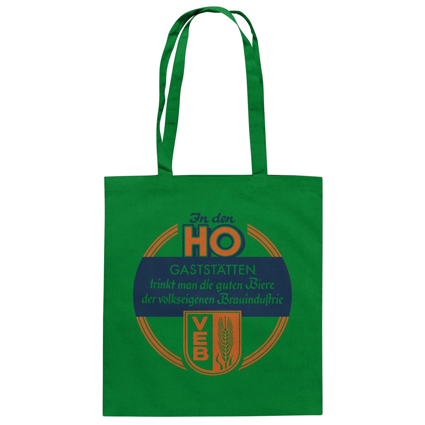 DDR Ostalgie Baumwolltasche • HO - VOLKSEIGENE BRAUINDUSTRIE