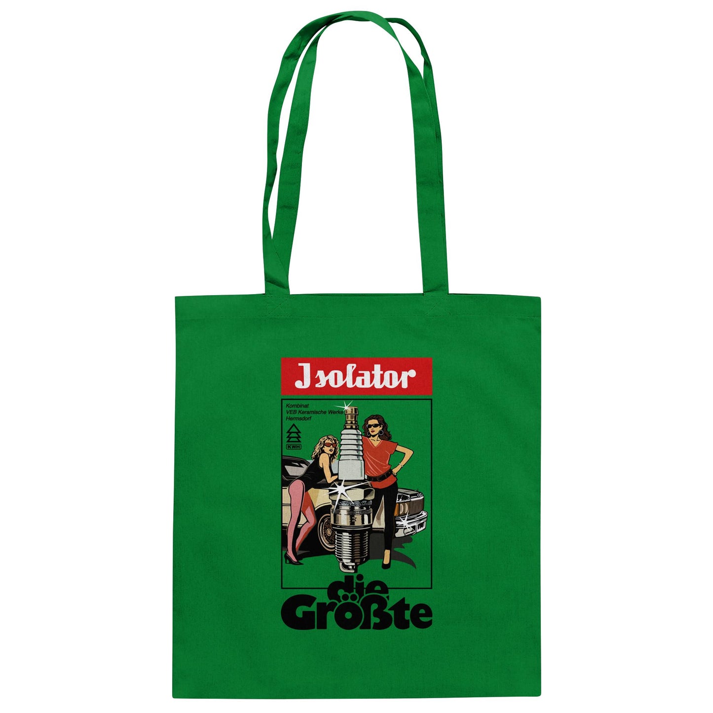 DDR Ostalgie Baumwolltasche • ISOLATOR - DIE GRÖSSTE (ORIGINAL POSTER)