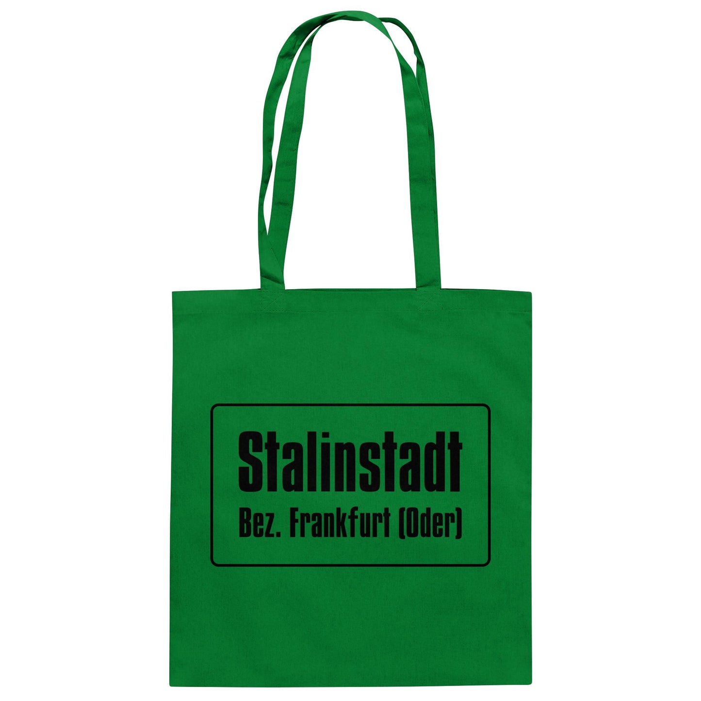 DDR Ostalgie Baumwolltasche • STALINSTADT - EISENHÜTTENKOMBINAT OST EKO (ORIGINAL-SCHILD)