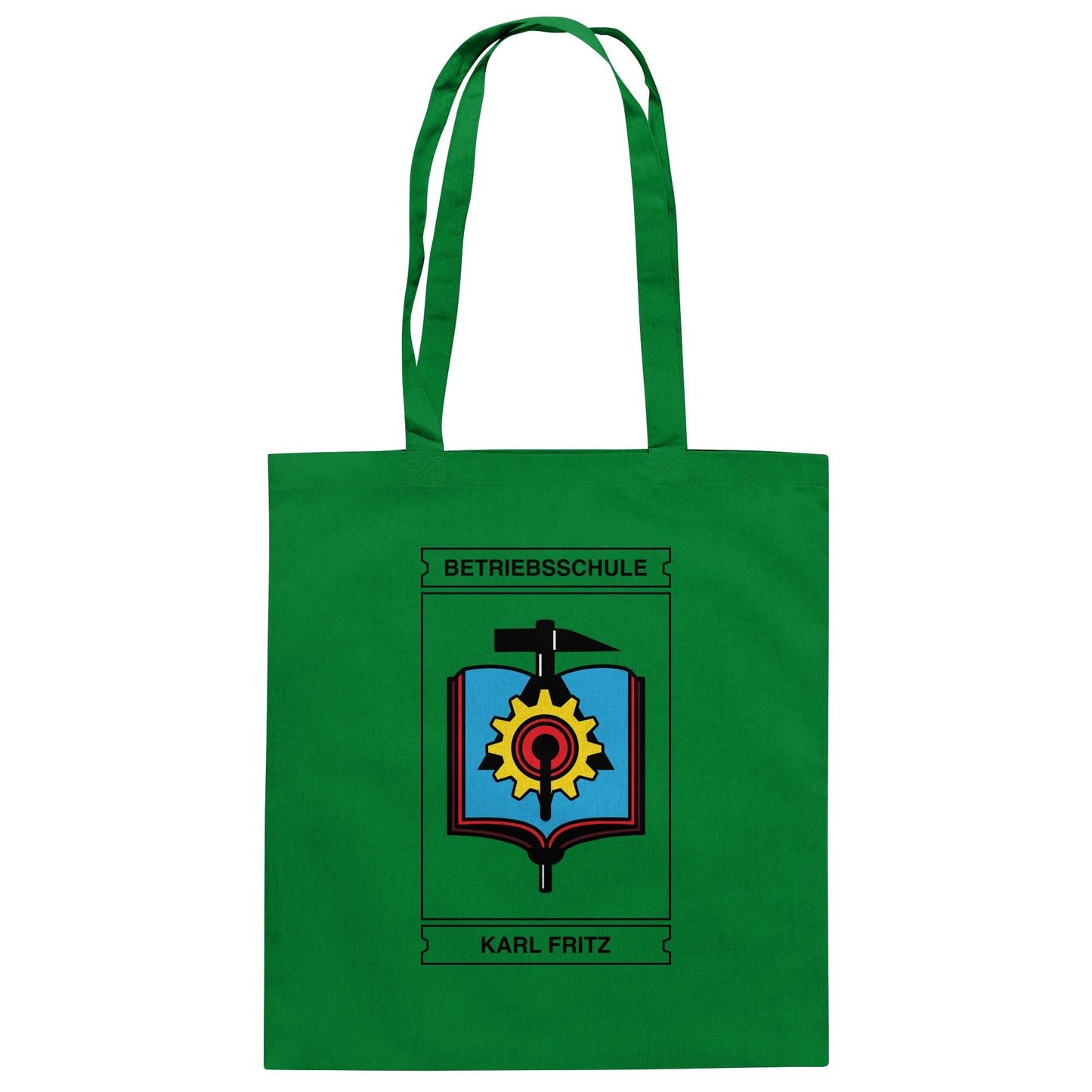 DDR Ostalgie Baumwolltasche • BETRIEBSSCHULE KARL FRITZ WISMAR