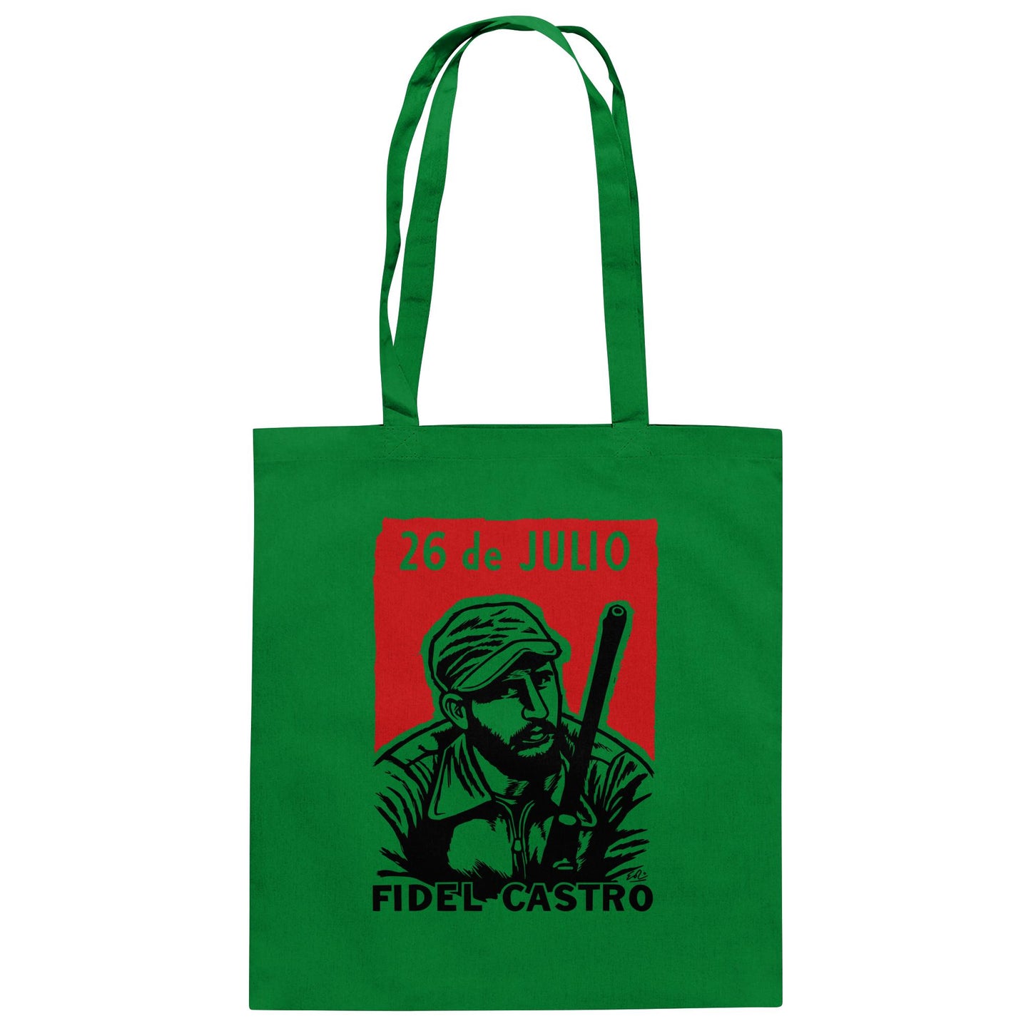 DDR Ostalgie Baumwolltasche • FIDEL CASTRO - BEWEGUNG DES 26. JULI