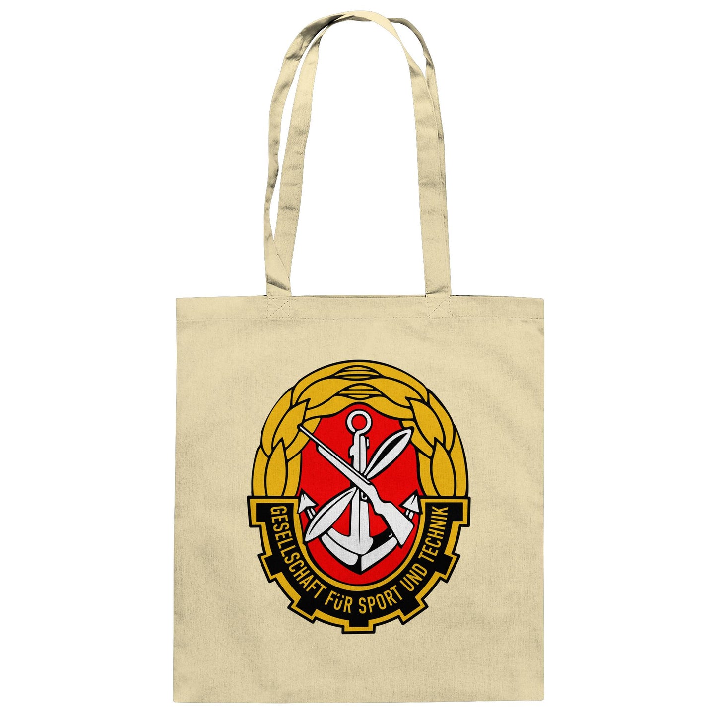 DDR Ostalgie Baumwolltasche • GST - GESELLSCHAFT FÜR SPORT UND TECHNIK