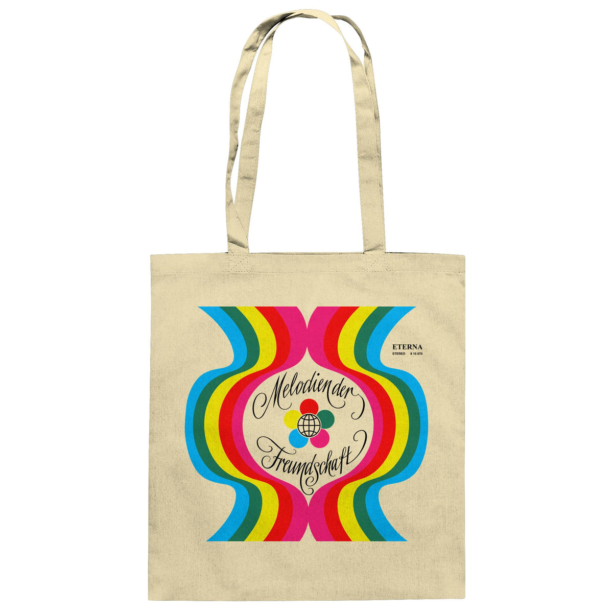 DDR Ostalgie Baumwolltasche • MELODIEN DER FREUNDSCHAFT ETERNA (ORIGINAL-PLATTENCOVER)