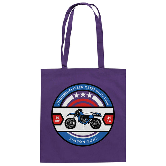 DDR Ostalgie Baumwolltasche • SIMSON ENDURO GS125 - ORIGINAL BIERDECKEL