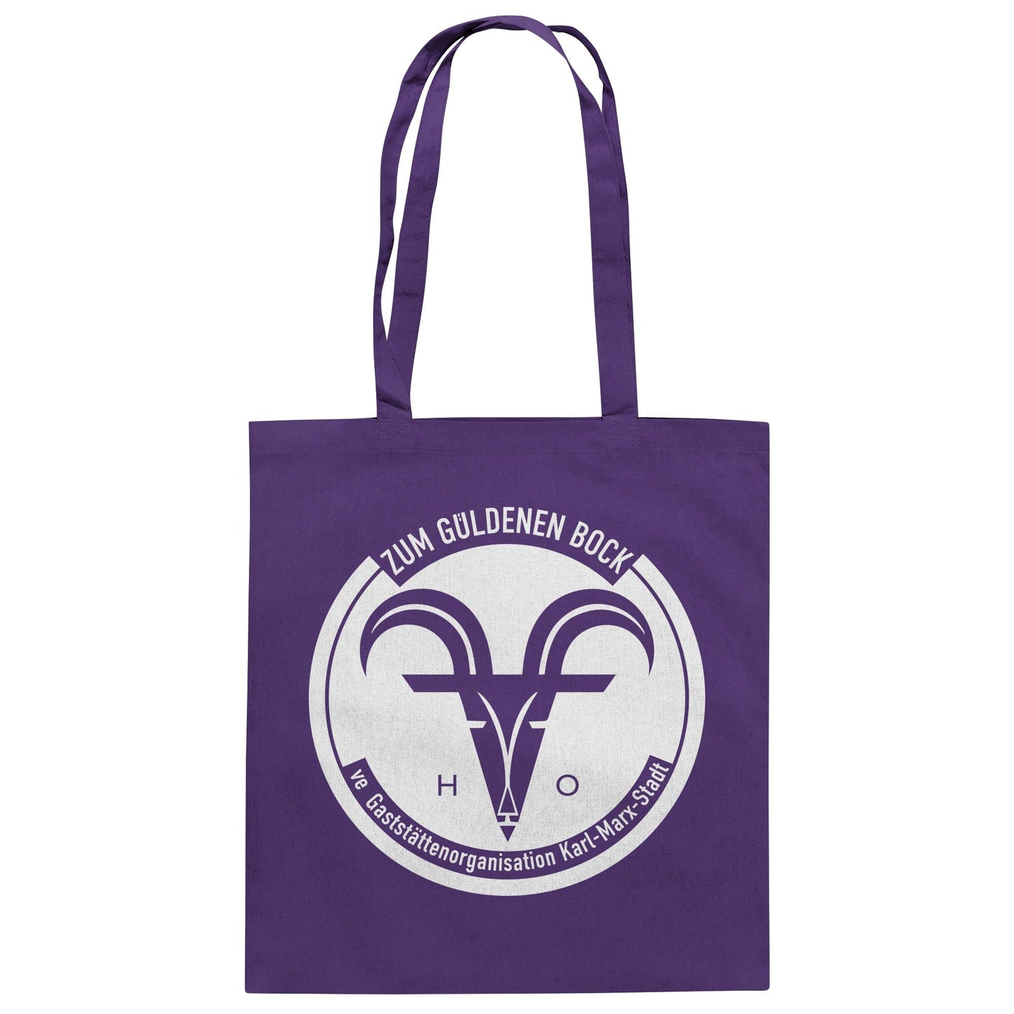 DDR Ostalgie Baumwolltasche • ZUM GÜLDENEN BOCK - VE GASTSTÄTTEN KARL-MARX-STADT