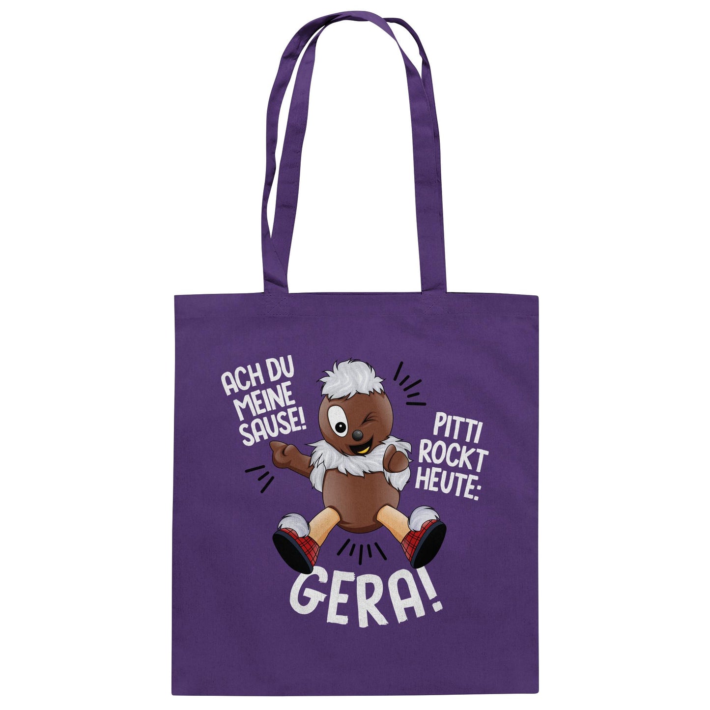 Pitti Stadt Nicki (Baumwolltasche) • PITTI ROCKT HEUTE GERA!