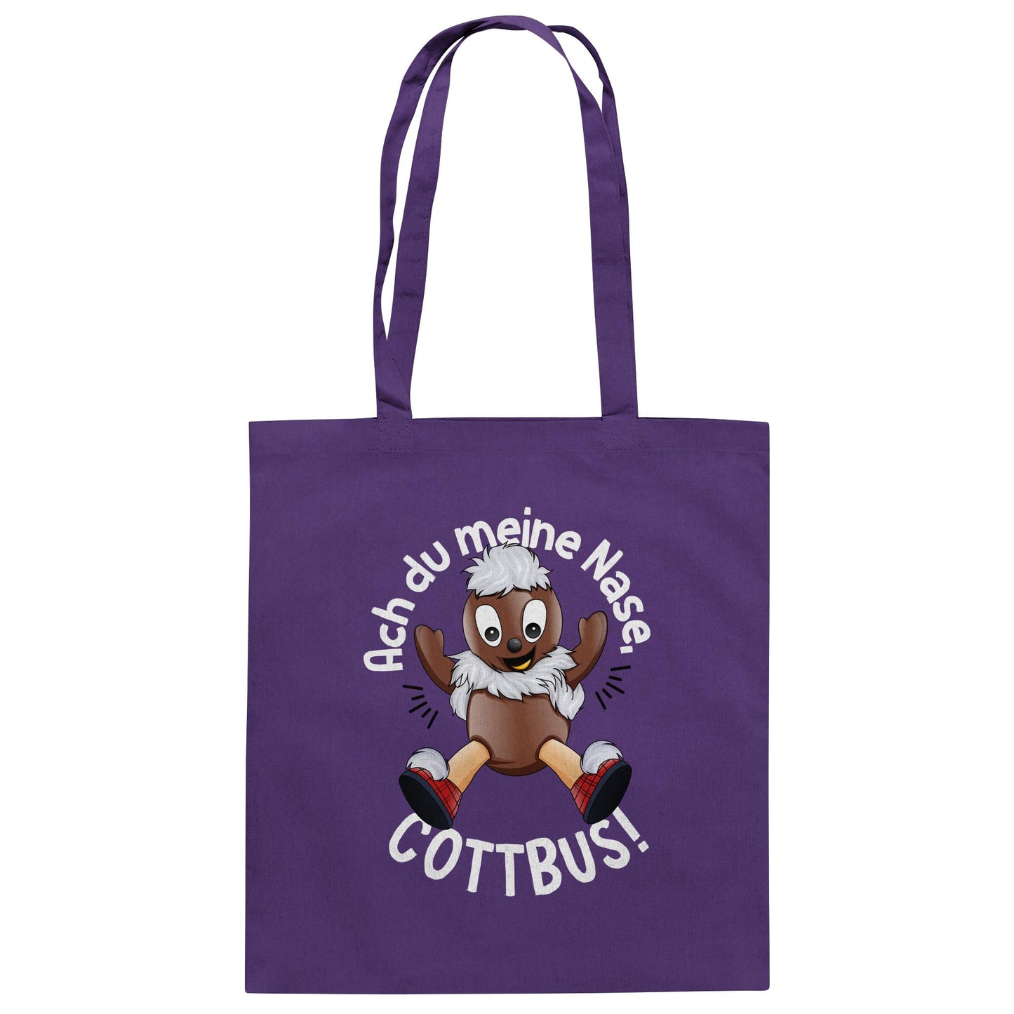 Pitti Stadt Nicki (Baumwolltasche) • ACH DU MEINE NASE COTTBUS!