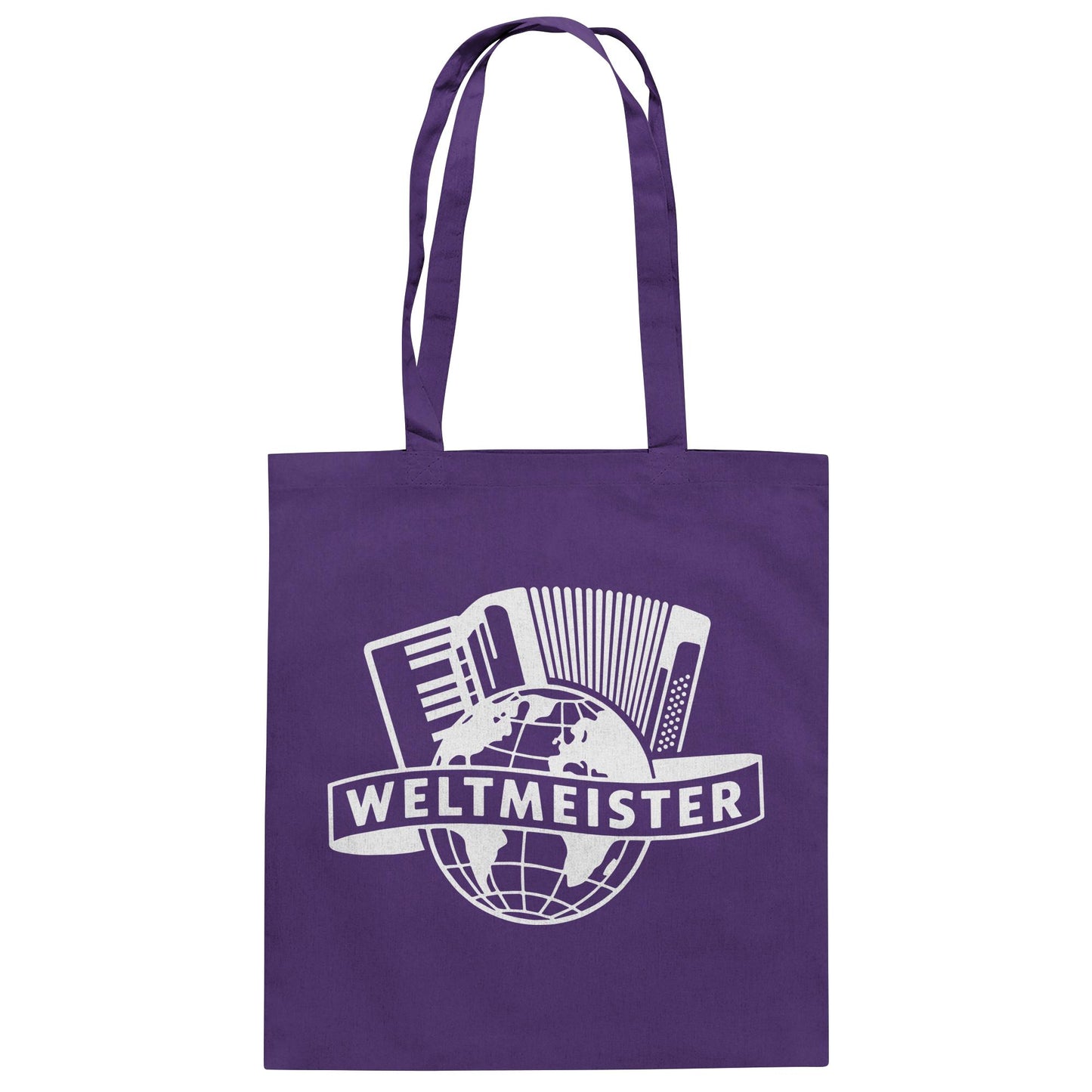 DDR Ostalgie Baumwolltasche • WELTMEISTER AKKORDEON KLINGENTHAL