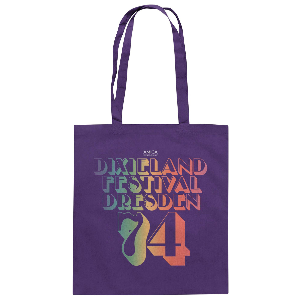 DDR Ostalgie Baumwolltasche • DIXIELAND FESTIVAL DRESDEN 1974 (ORIGINAL-PLATTE)