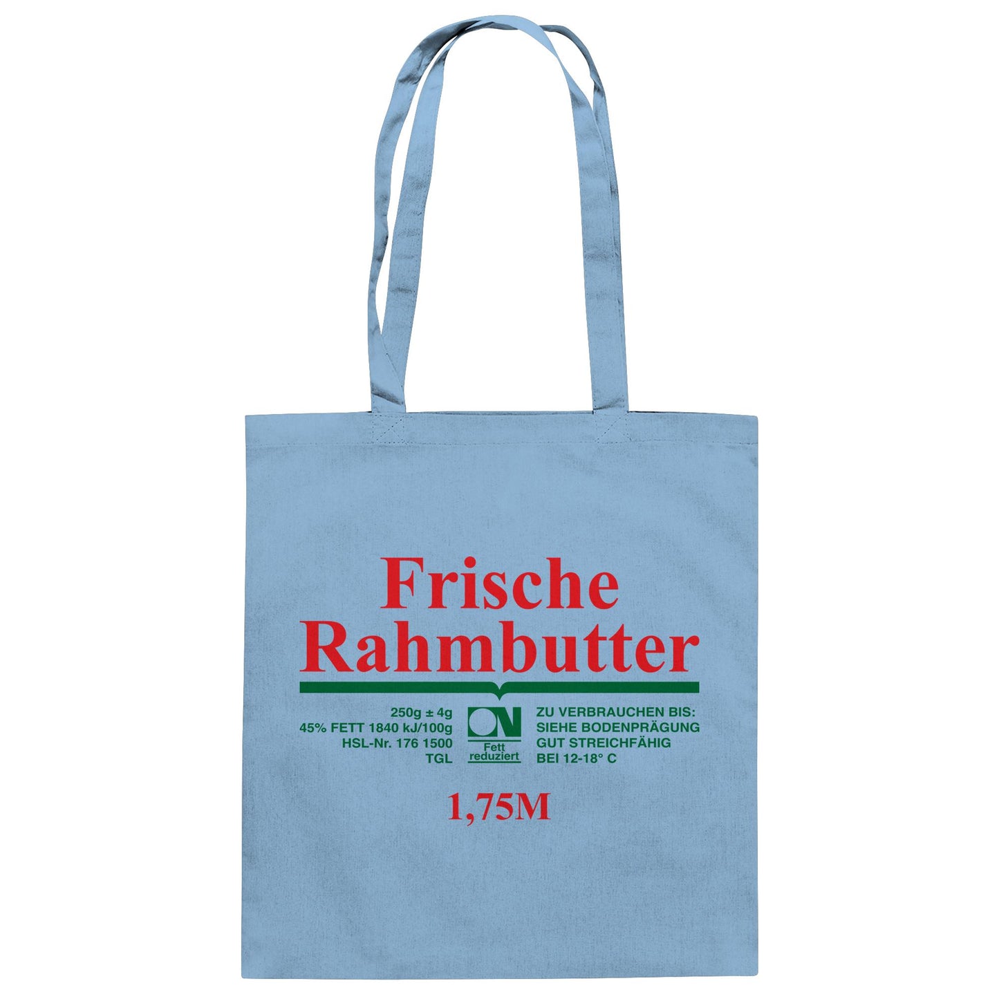 DDR Ostalgie Baumwolltasche • FRISCHE RAHMBUTTER - KONSUM