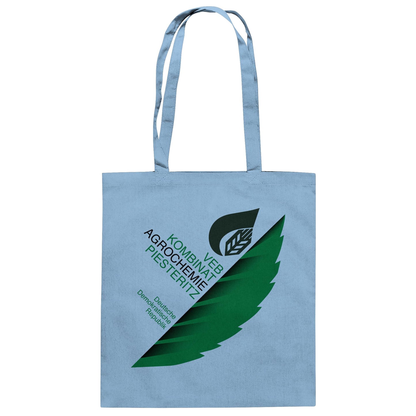 DDR Ostalgie Baumwolltasche • VEB KOMBINAT AGROCHEMIE PIESTERITZ