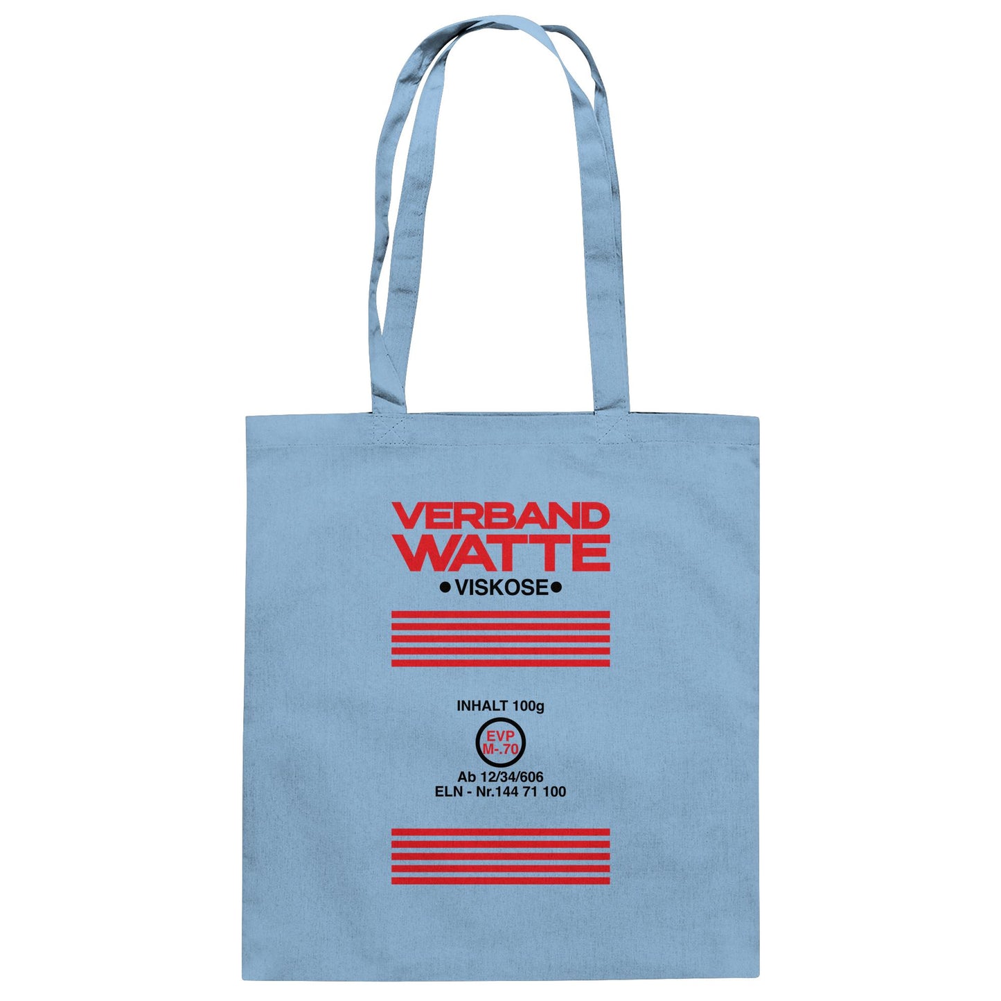 DDR Ostalgie Baumwolltasche • VERBAND WATTE VISKOSE