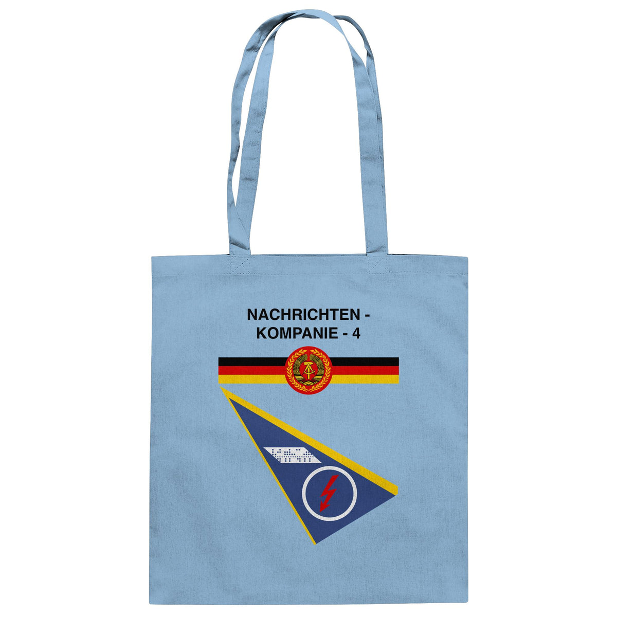 DDR Ostalgie Baumwolltasche • NVA - NACHRICHTENKOMPANIE 4