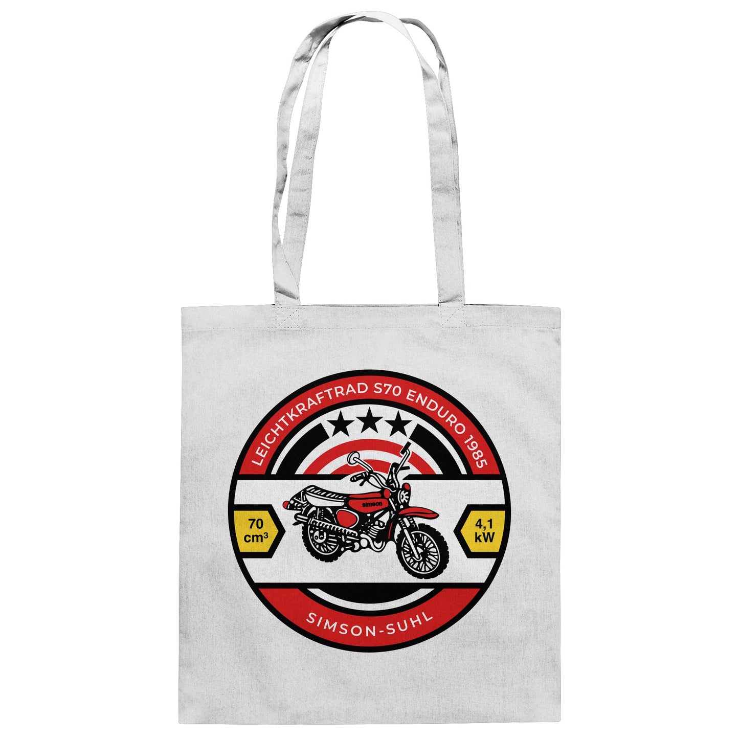 DDR Ostalgie Baumwolltasche • SIMSON S70 - ORIGINAL BIERDECKEL