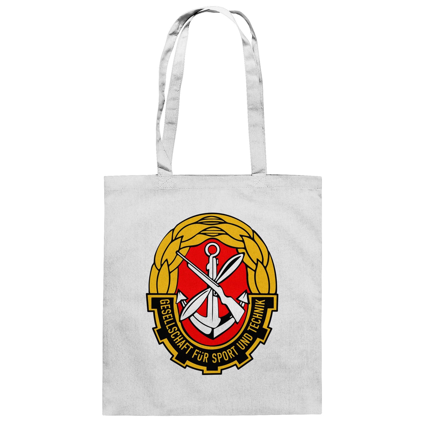 DDR Ostalgie Baumwolltasche • GST - GESELLSCHAFT FÜR SPORT UND TECHNIK