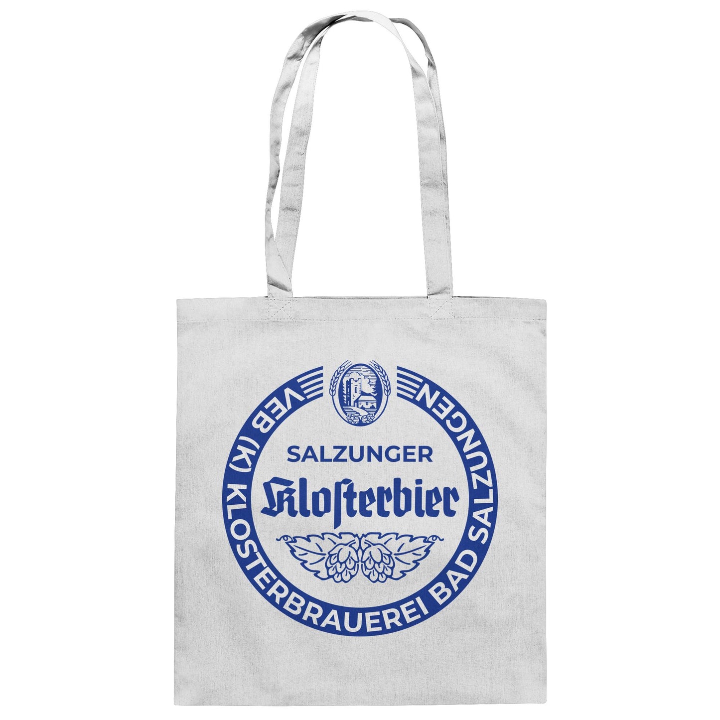 DDR Ostalgie Baumwolltasche • VEB KLOSTERBRAUEREI BIER BAD SALZUNGEN