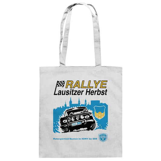 DDR Ostalgie Baumwolltasche • RALLYE LAUSITZER HERBST, MOTORSPORTCLUB BAUTZEN