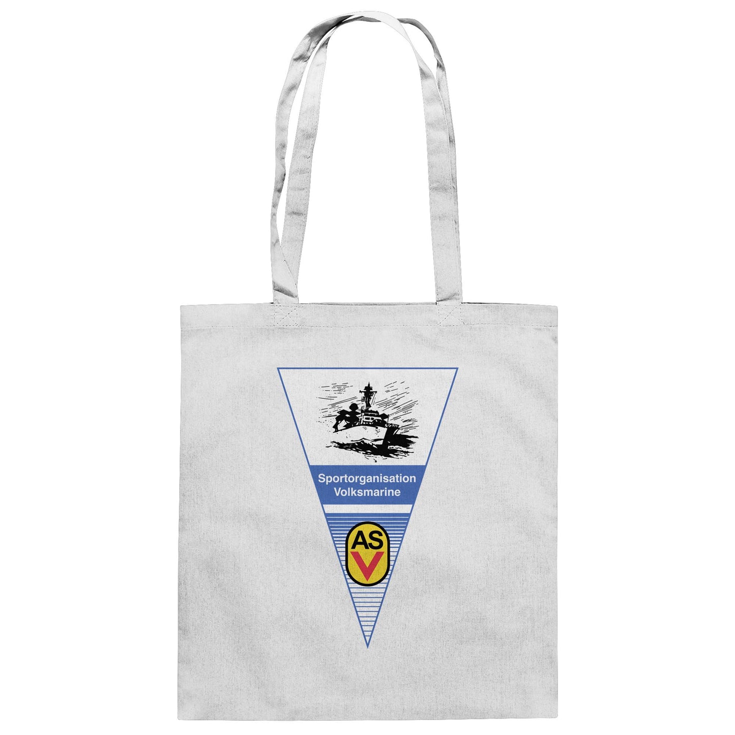 DDR Ostalgie Baumwolltasche • ASV SPORTORGANISATION VOLKSMARINE