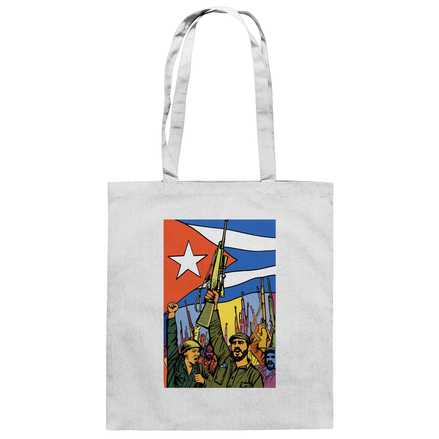 DDR Ostalgie Baumwolltasche • KUBANISCHE REVOLUTION (ORIGINAL POSTER)