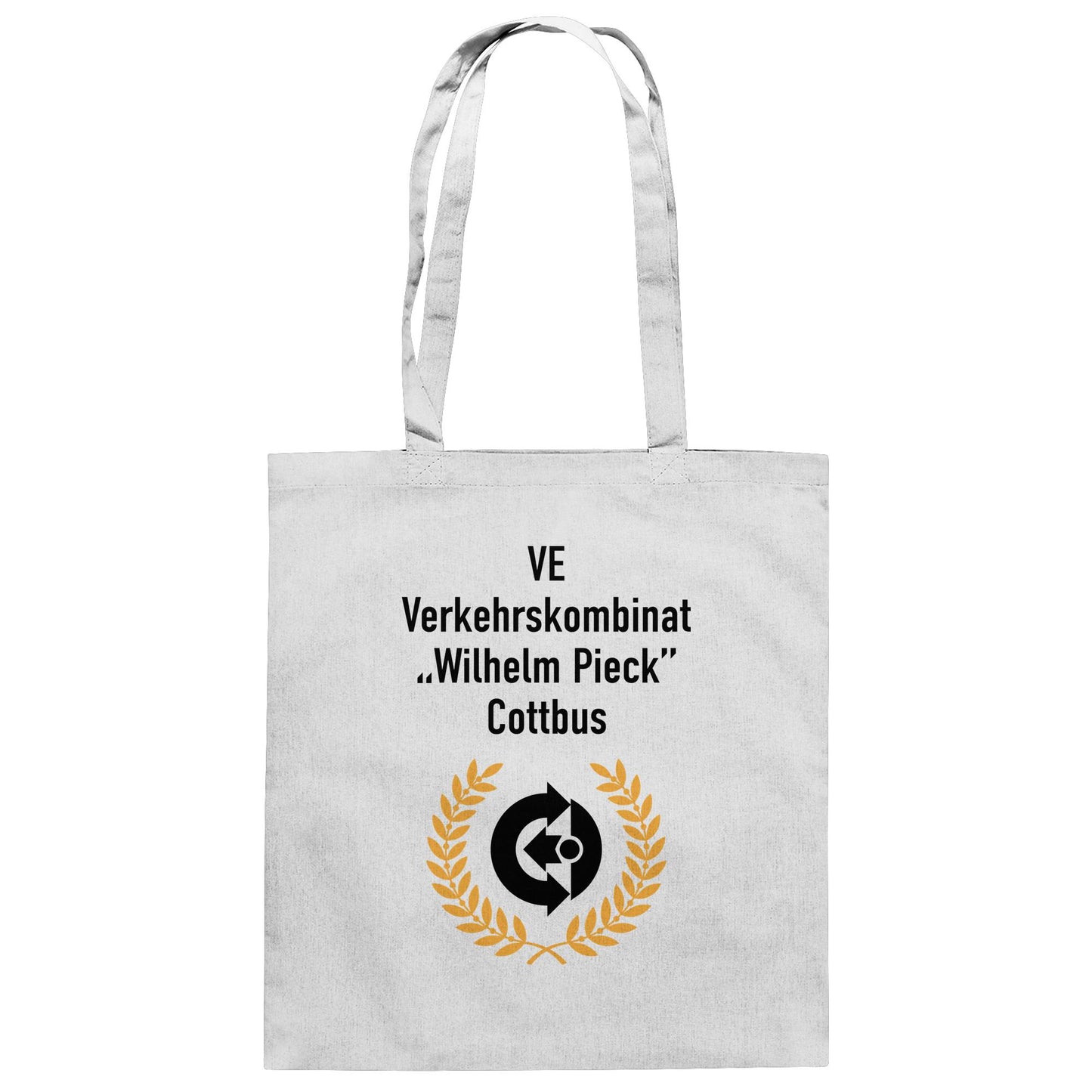 DDR Ostalgie Baumwolltasche • VE VERKEHRSKOMBINAT WILHELM PIECK COTTBUS