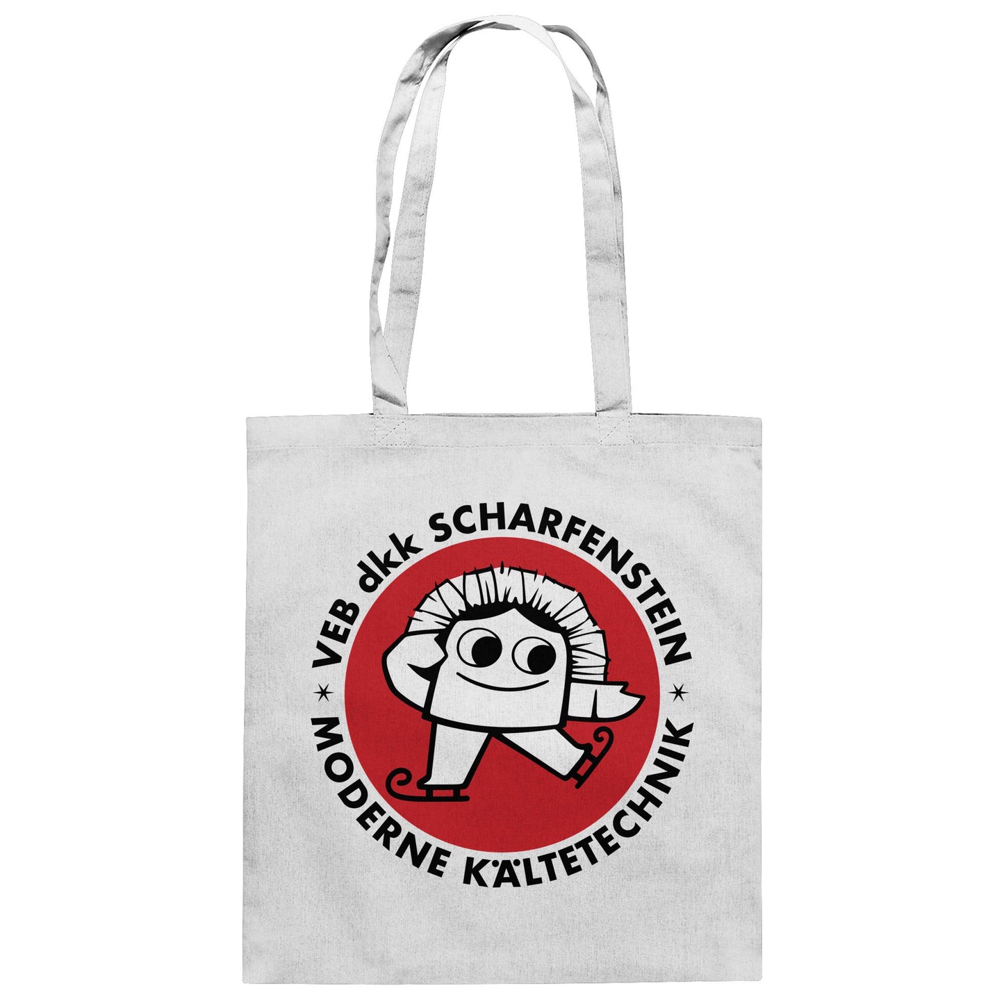 DDR Ostalgie Baumwolltasche • VEB DKK SCHARFENSTEIN