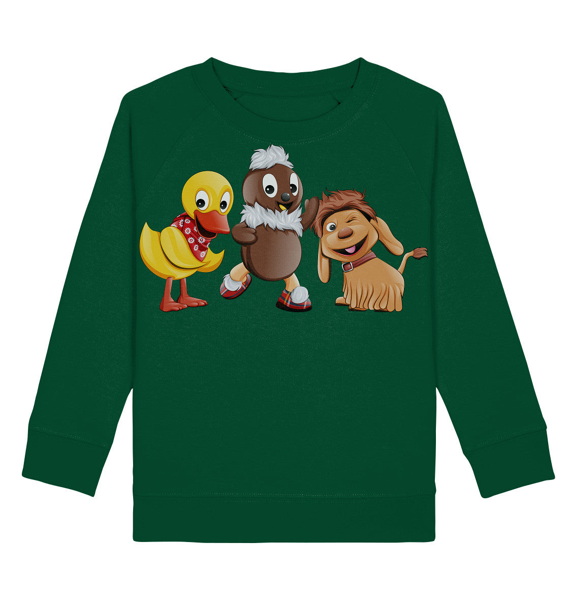 KIDS PULLOVER • UNSER SANDMÄNNCHEN - PITTI, MOPPI & SCHNATTERINCHEN