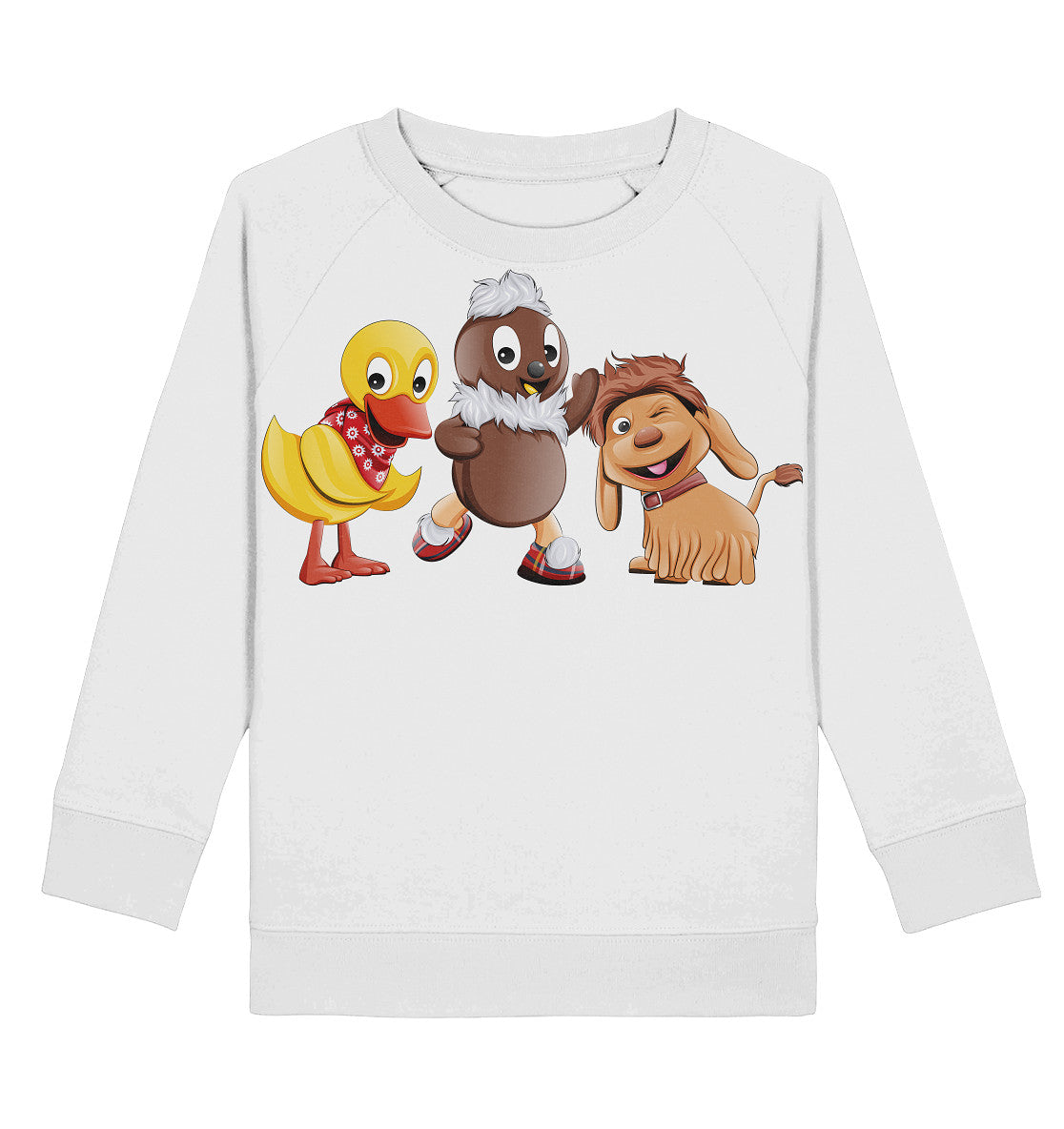 KIDS PULLOVER • UNSER SANDMÄNNCHEN - PITTI, MOPPI & SCHNATTERINCHEN