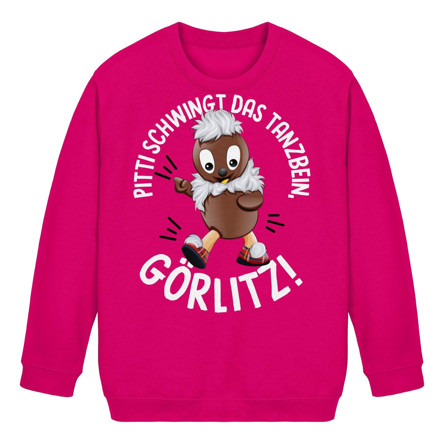 Pitti Stadt Nicki (Kids Pullover) • PITTI SCHWINGT DAS TANZBEIN, GÖRLITZ!