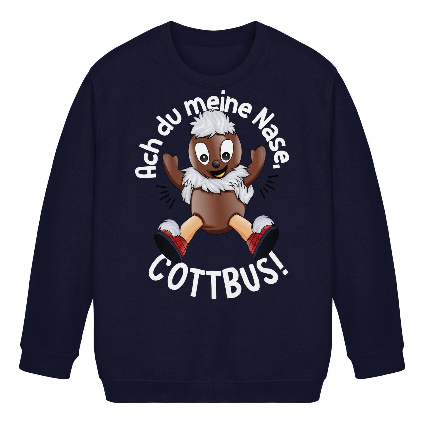 Pitti Stadt Nicki (Kids Pullover) • ACH DU MEINE NASE COTTBUS!