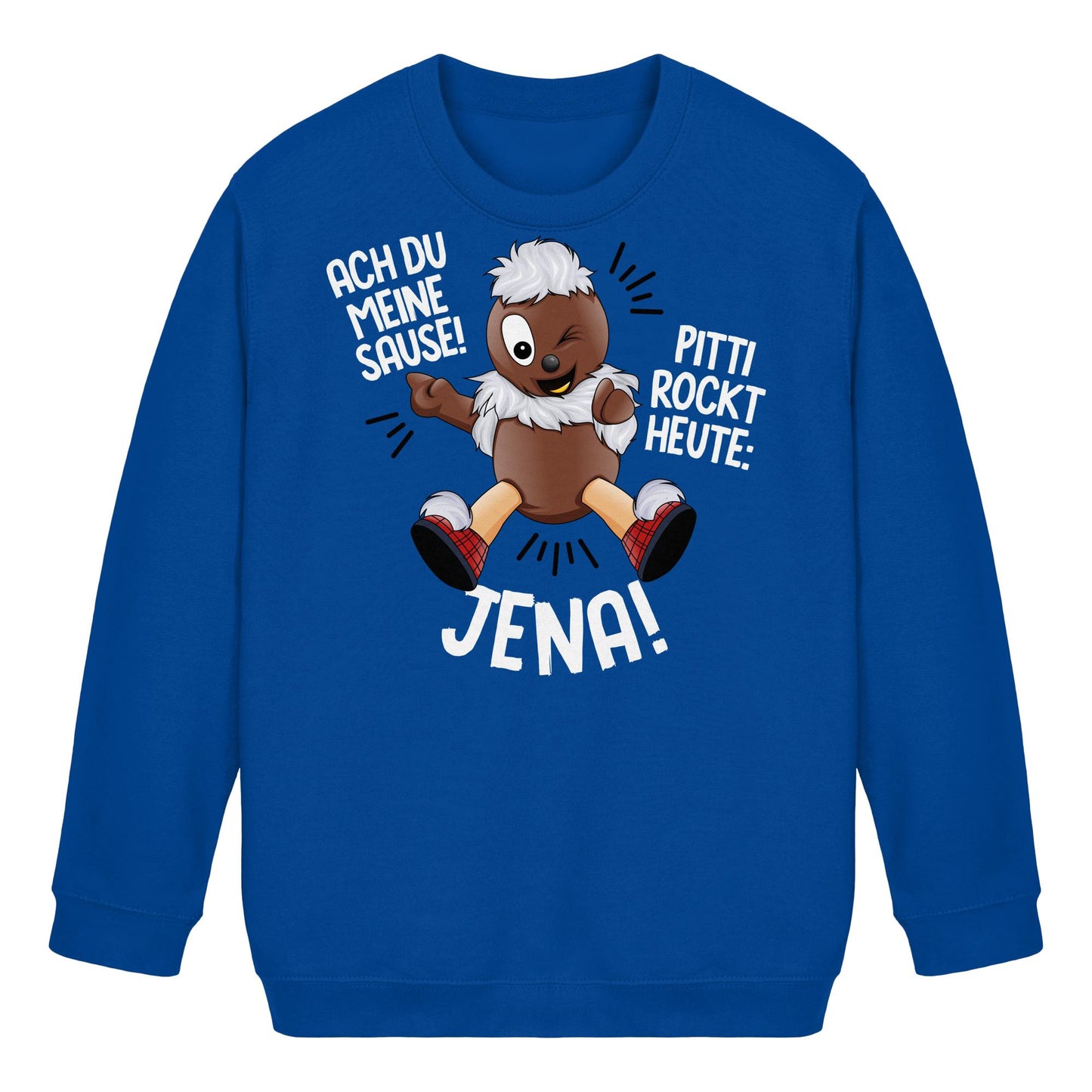 Pitti Stadt Nicki (Kids Pullover) • PITTI ROCKT HEUTE JENA!