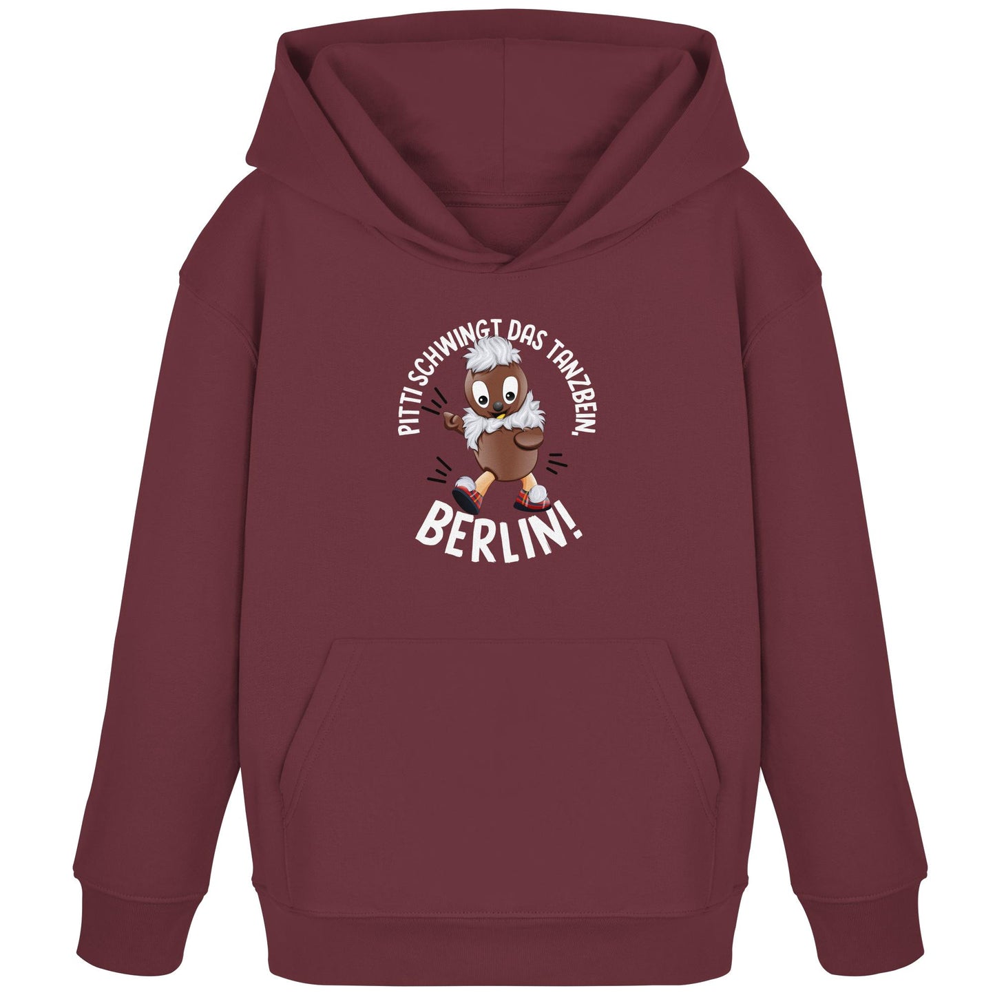 Pitti Stadt Nicki (Kinder Kapuze / Hoodie) • PITTI SCHWINGT DAS TANZBEIN, BERLIN!