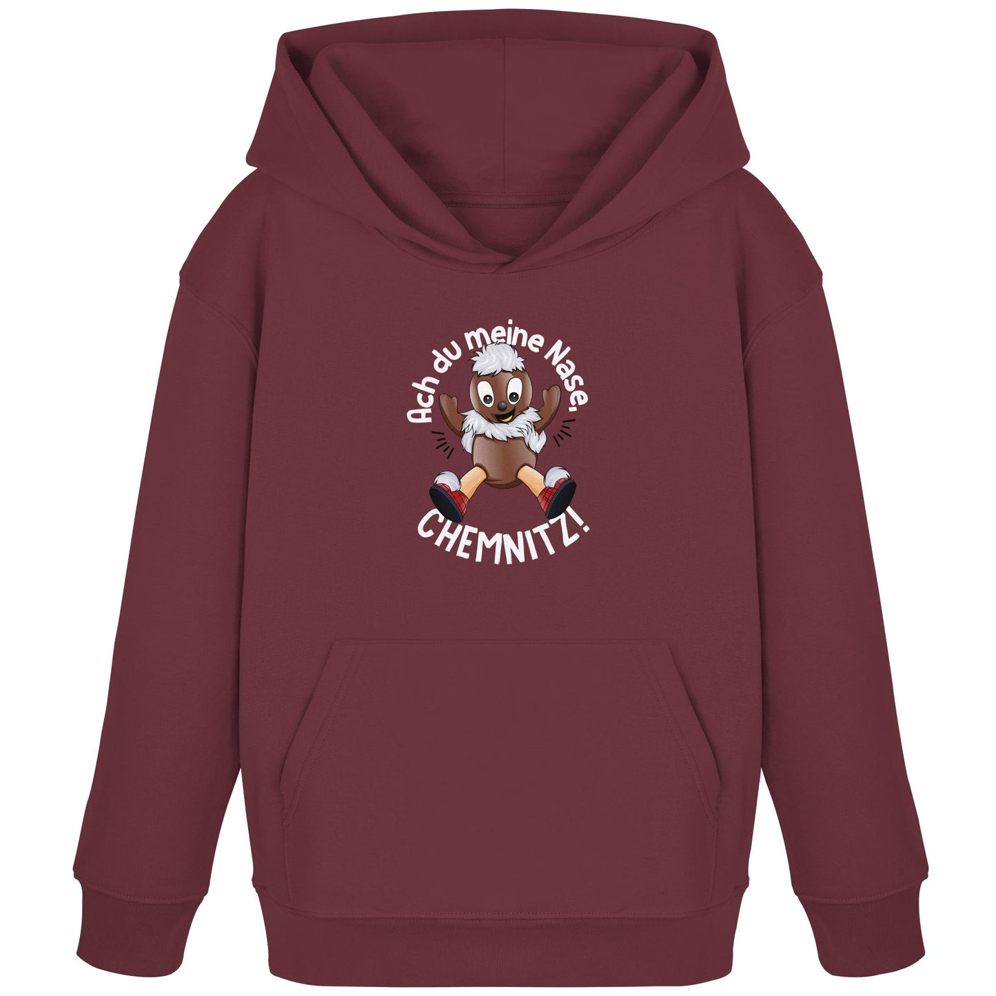 Pitti Stadt Nicki (Kinder Kapuze / Hoodie) • ACH DU MEINE NASE CHEMNITZ!