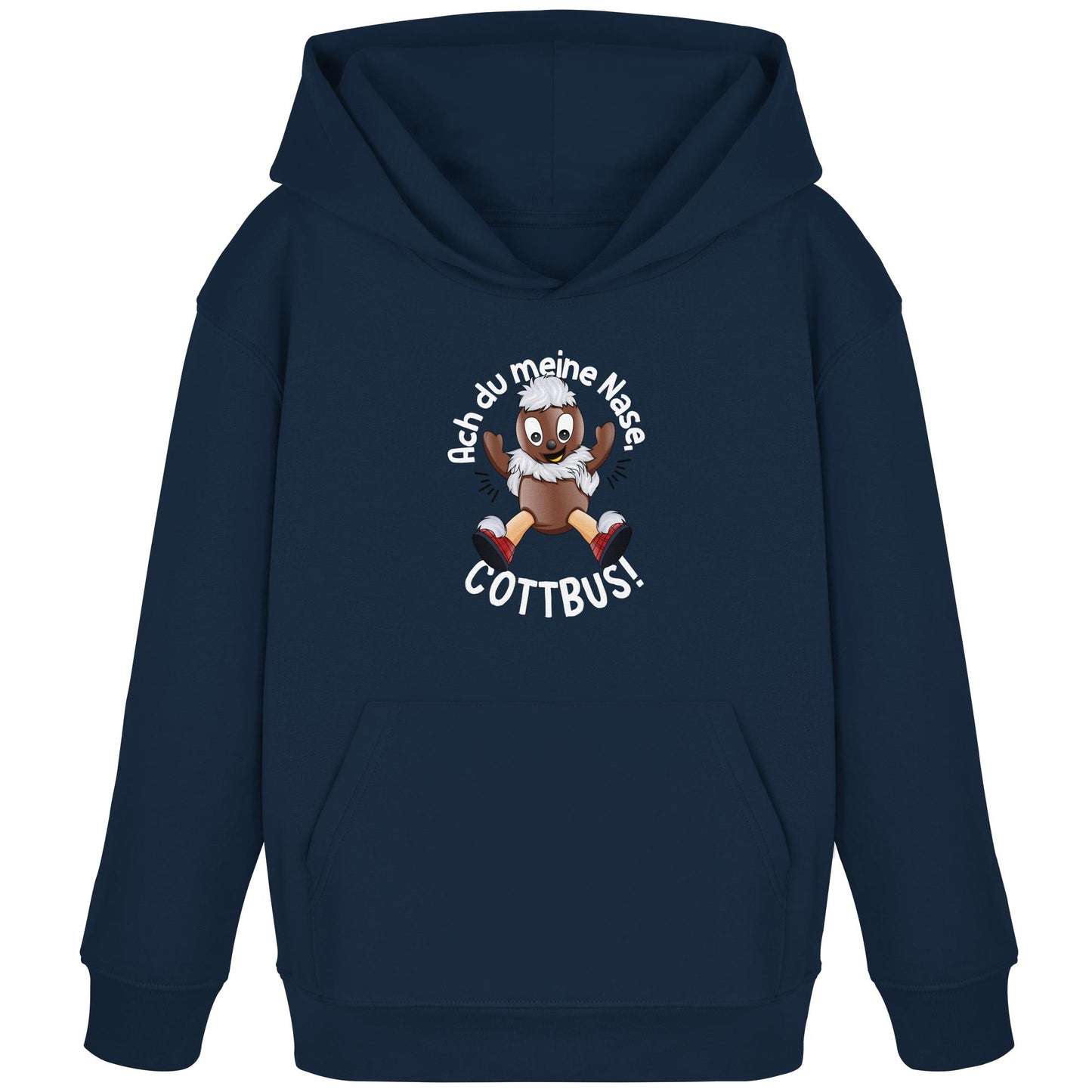 Pitti Stadt Nicki (Kinder Kapuze / Hoodie) • ACH DU MEINE NASE COTTBUS!