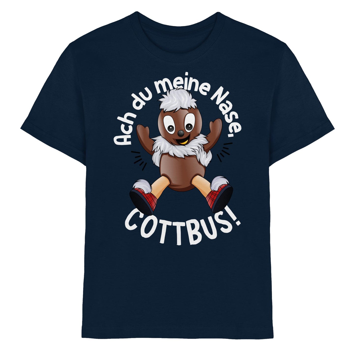 Pitti Stadt Nicki (Kinder Premium Shirt) • ACH DU MEINE NASE COTTBUS!