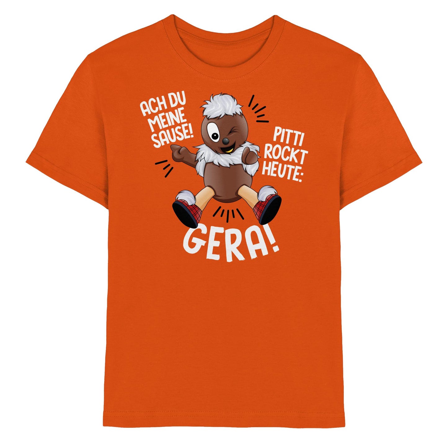 Pitti Stadt Nicki (Kinder Premium Shirt) • PITTI ROCKT HEUTE GERA!