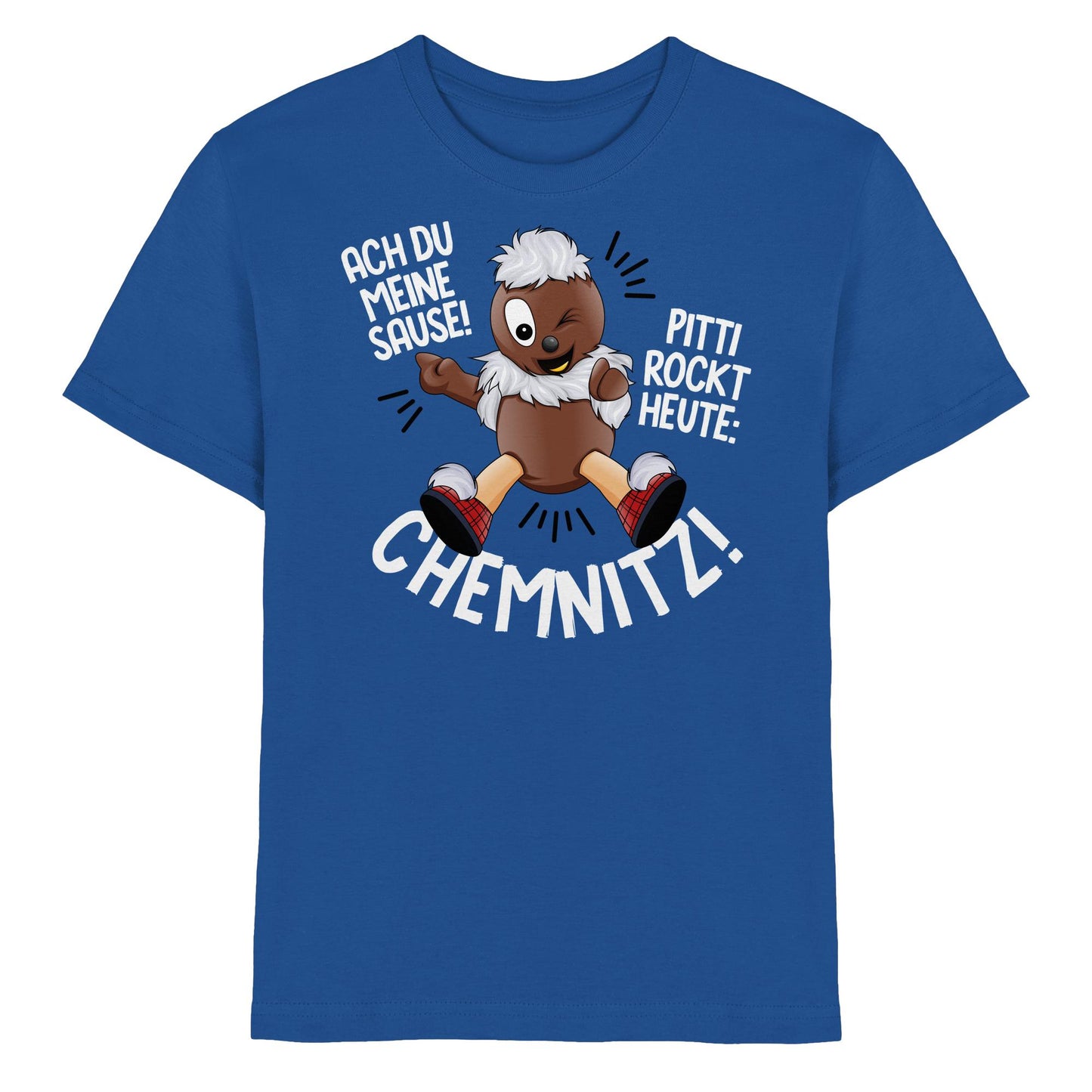 Pitti Stadt Nicki (Kinder Premium Shirt) • PITTI ROCKT HEUTE CHEMNITZ!