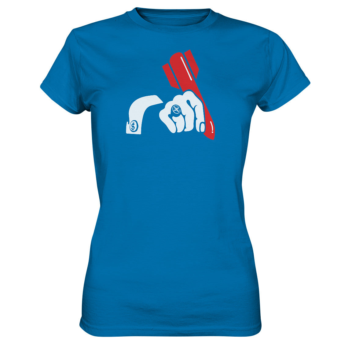 DDR Ostalgie Shirt Mädels • ANTI-NATO PERSHING FRIEDENSPLAKAT