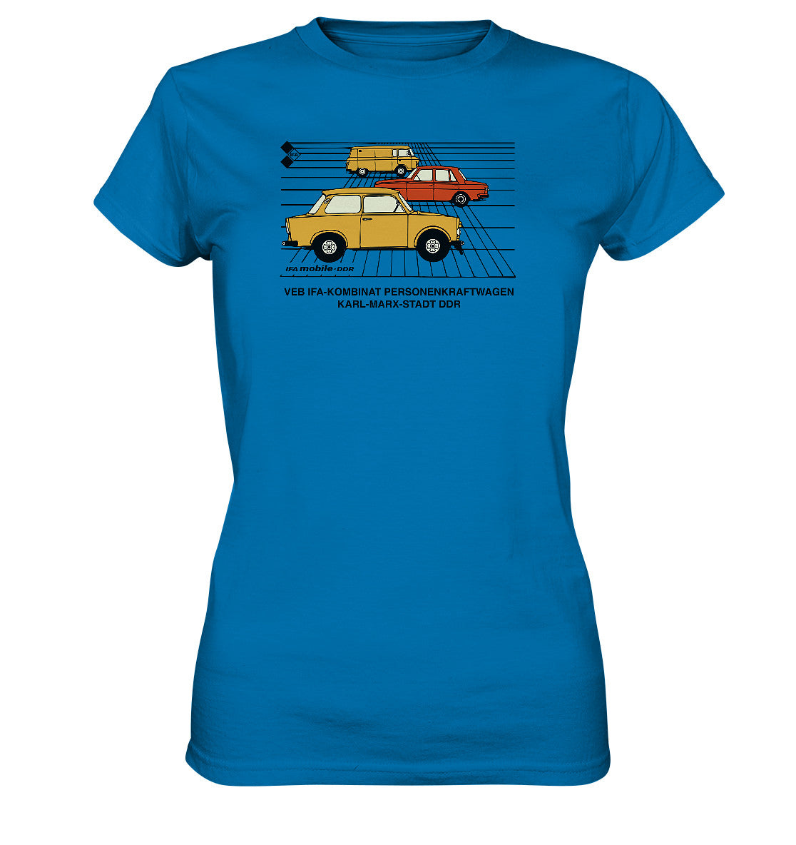 DDR Ostalgie Shirt Mädels • IFA MOBILE DDR - ORIGINALWERBUNG