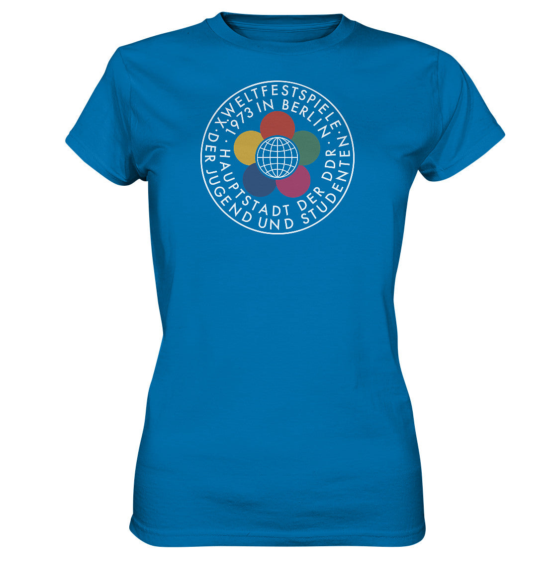 DDR Ostalgie Shirt Mädels • WELTFESTSPIELE 1973 - dunkel