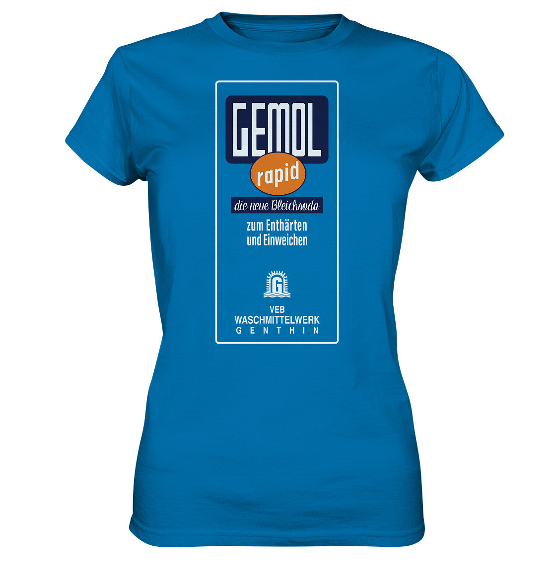 DDR Ostalgie Shirt Mädels • GEMOL - VEB WASCHMITTELWERK GENTHIN