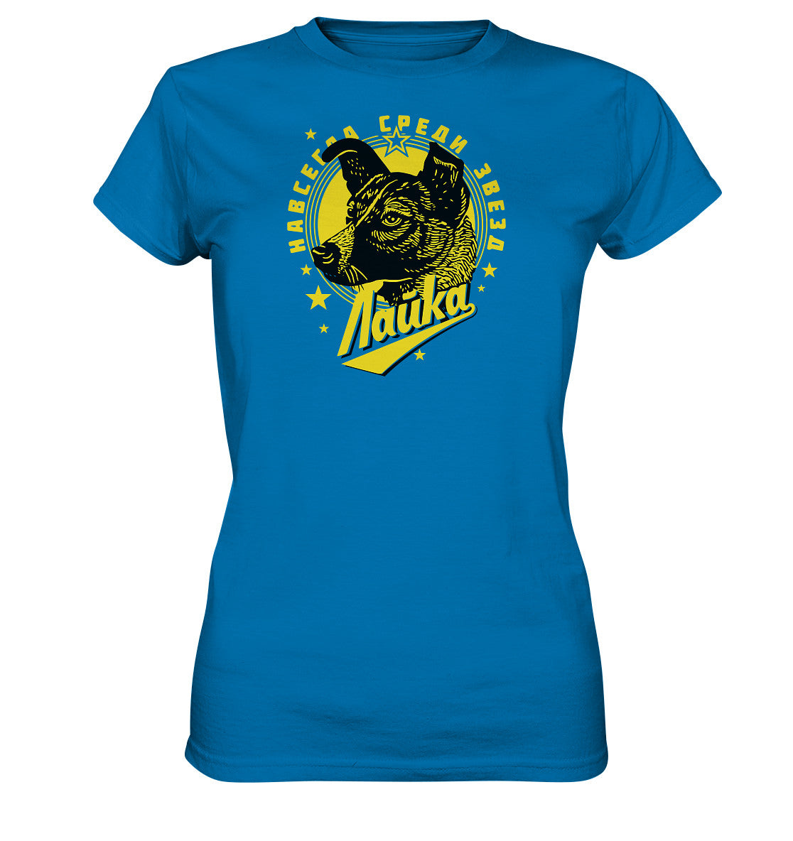 DDR Ostalgie Shirt Mädels • LAIKA - ERSTES LEBEWESEN IM WELTRAUM