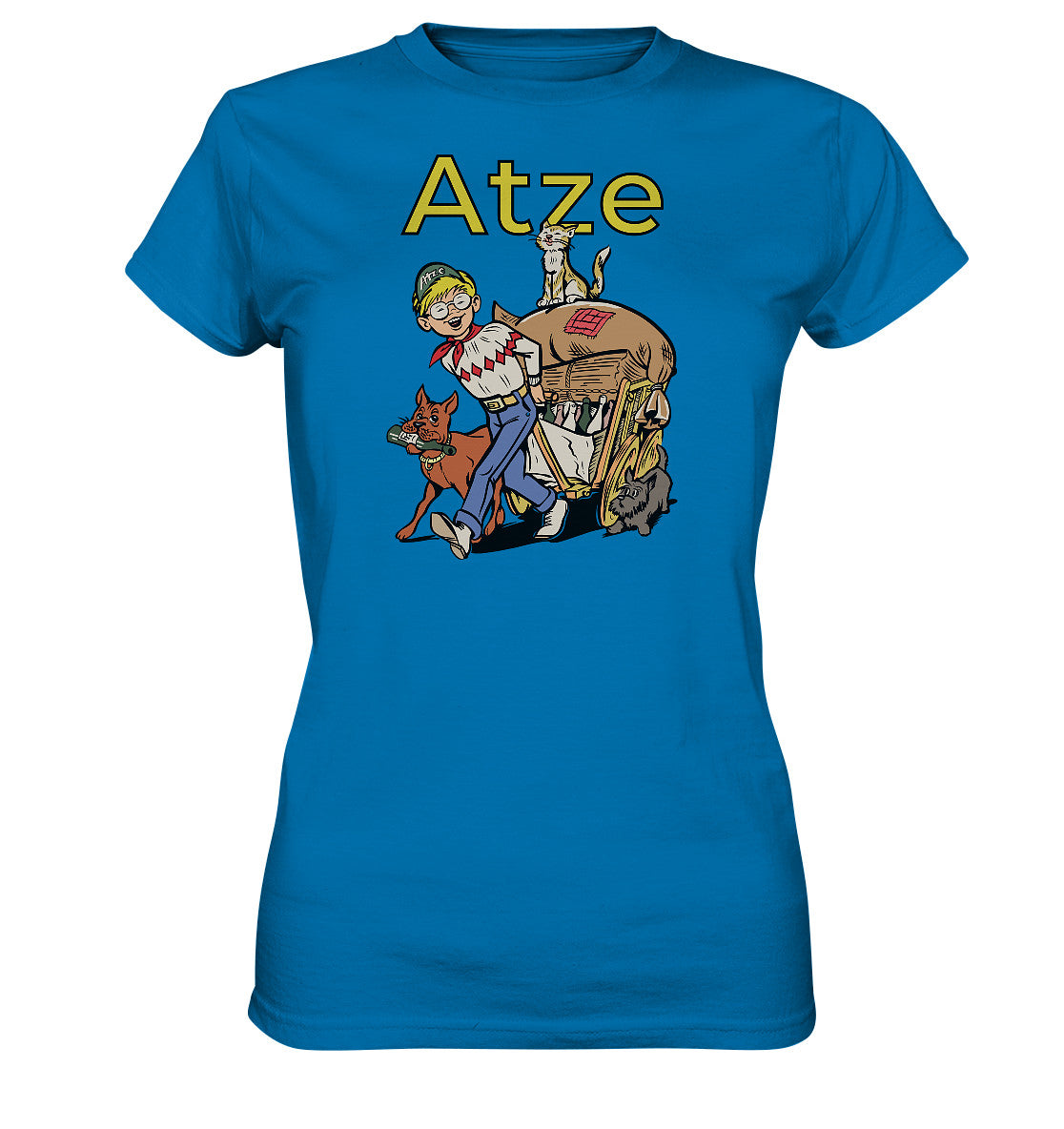 DDR Ostalgie Shirt Mädels • ATZE - TITEL ALTSTOFFE
