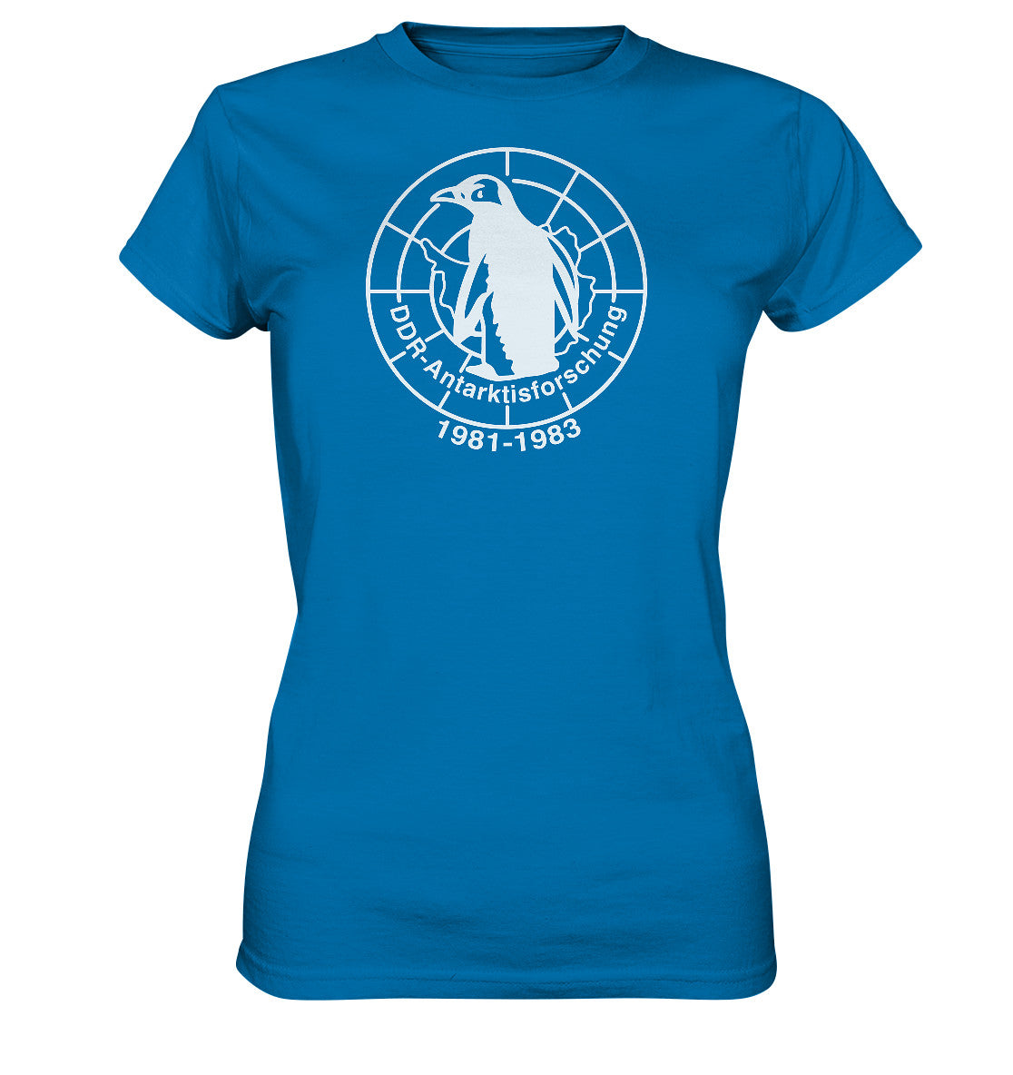 DDR Ostalgie Shirt Mädels • ANTARKTISFORSCHUNG DER DDR - 1981-1983, POSTSTEMPEL