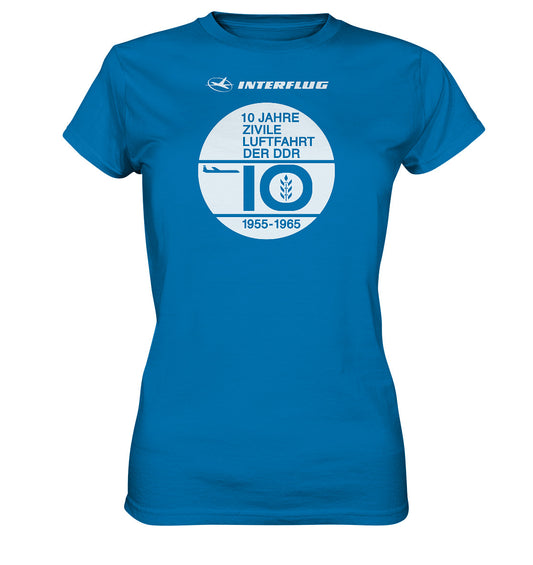 DDR Ostalgie Shirt Mädels • 10 JAHRE INTERFLUG