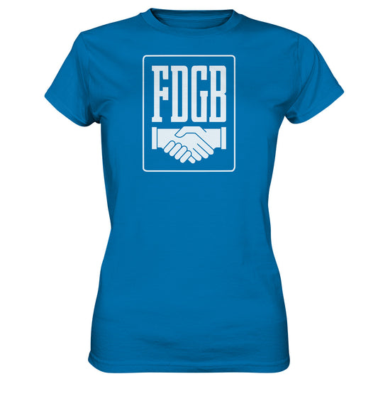 DDR Ostalgie Shirt Mädels • FDGB - hell