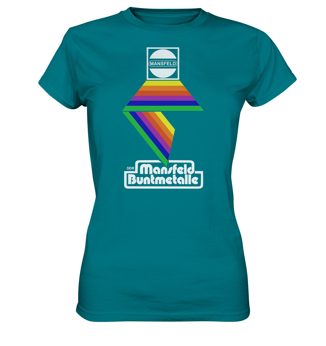 DDR Ostalgie Shirt Mädels • DDR MANSFELD BUNTMETALLE