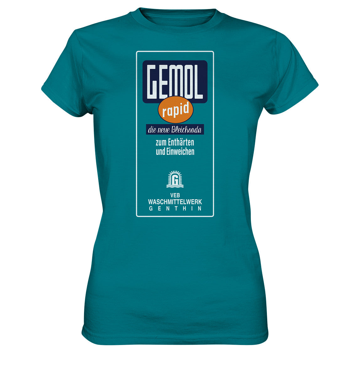 DDR Ostalgie Shirt Mädels • GEMOL - VEB WASCHMITTELWERK GENTHIN