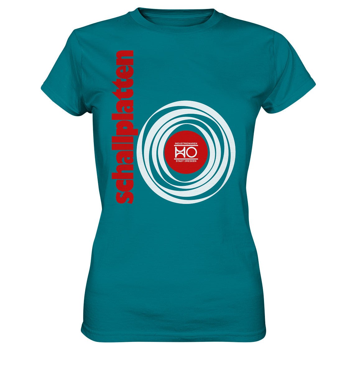 DDR Ostalgie Shirt Mädels • HO SCHALLPLATTEN DRESDEN