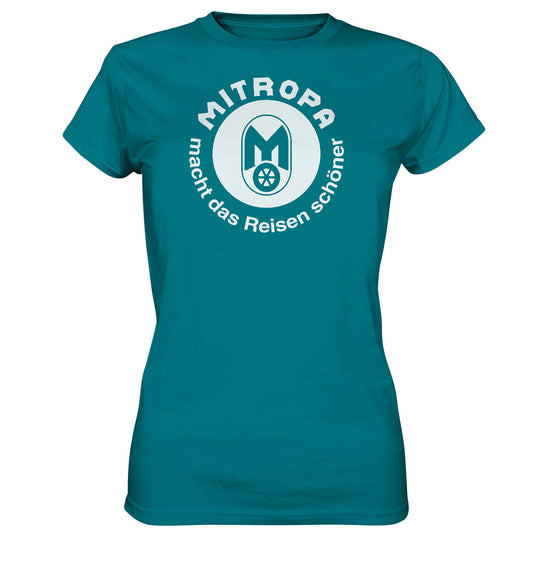 DDR Ostalgie Shirt Mädels • MITROPA MACHT DAS REISEN SCHÖNER - dunkel