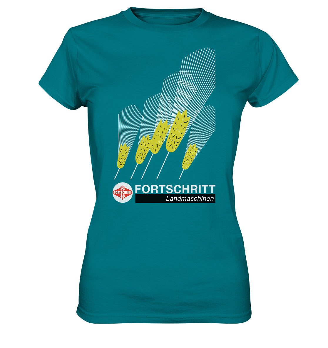 DDR Ostalgie Shirt Mädels • FORTSCHRITT LANDMASCHINEN - PLAKATMOTIV